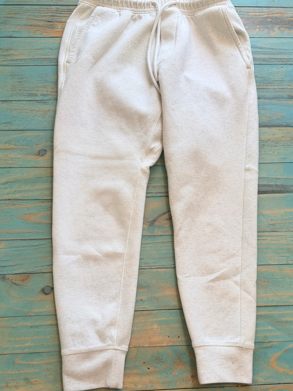 American Eagle Outfitters White Cozy Joggers